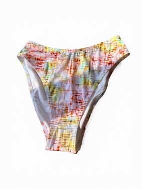 Victoria's Secret Tie-Dye Bikini Bottom in Orange, Yellow & Green